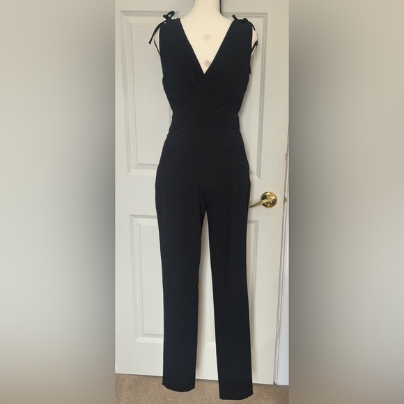 Maje Sleeveless Elegant Black Jumpsuit. - Picture 5 of 14
